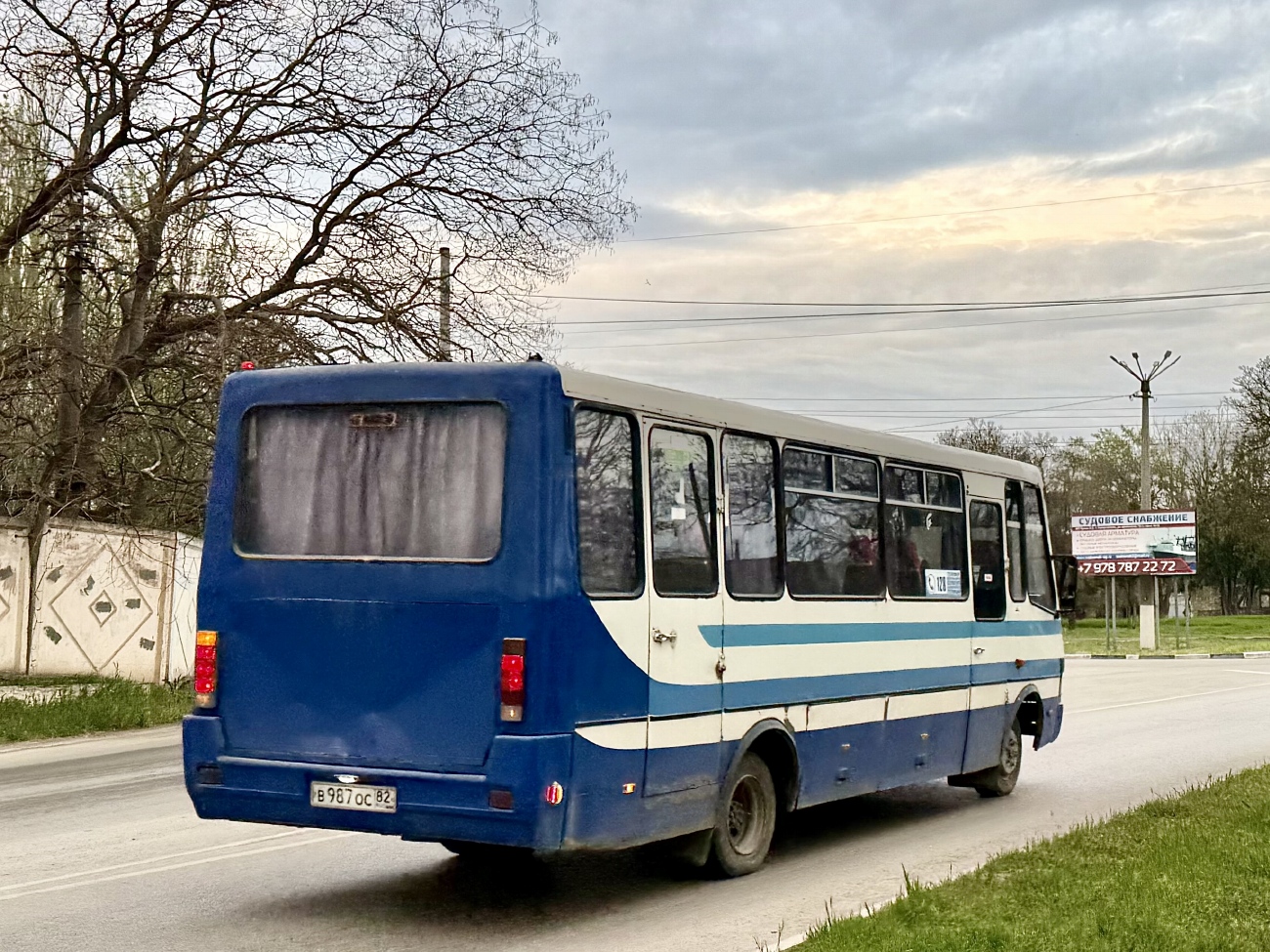 Республика Крым, БАЗ-А079.23 "Мальва" № В 987 ОС 82