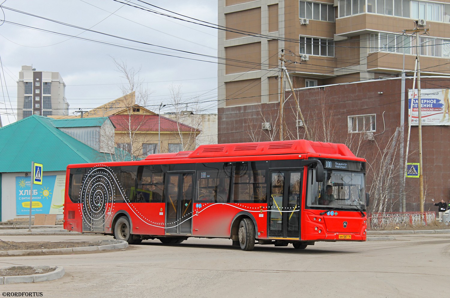 Sakha (Yakutia), LiAZ-5292.67 (CNG) # КМ 587 14