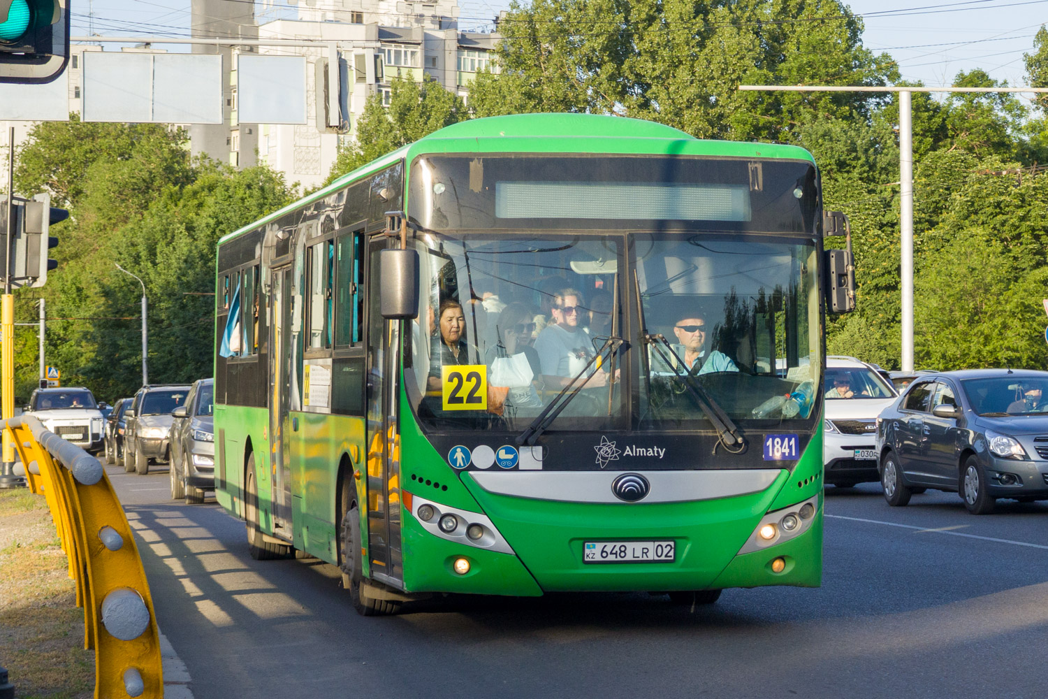 Алматы, Yutong ZK6118HGA № 1841