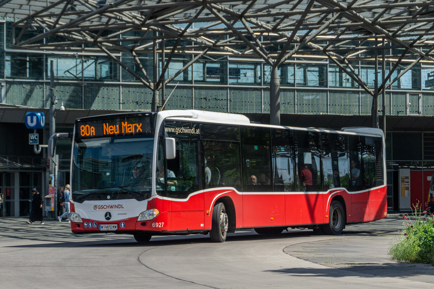 Австрия, Mercedes-Benz Citaro C2 hybrid № 6927
