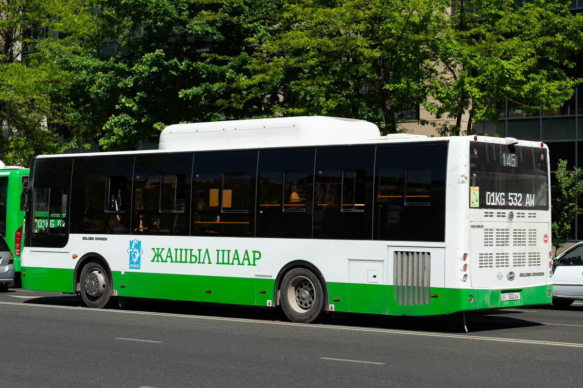 Кыргызстан, Golden Dragon XML6105CN № 01 532 AW