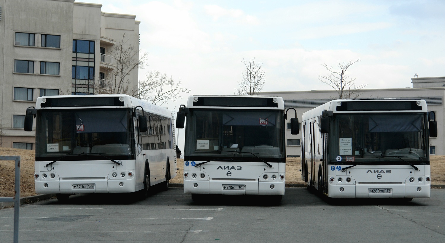 Tengermelléki határterület, LiAZ-5292.65 sz.: М 271 ОЕ 125; Tengermelléki határterület, LiAZ-5292.65 sz.: М 315 ОЕ 125; Tengermelléki határterület, LiAZ-5292.65 sz.: М 280 ОЕ 125