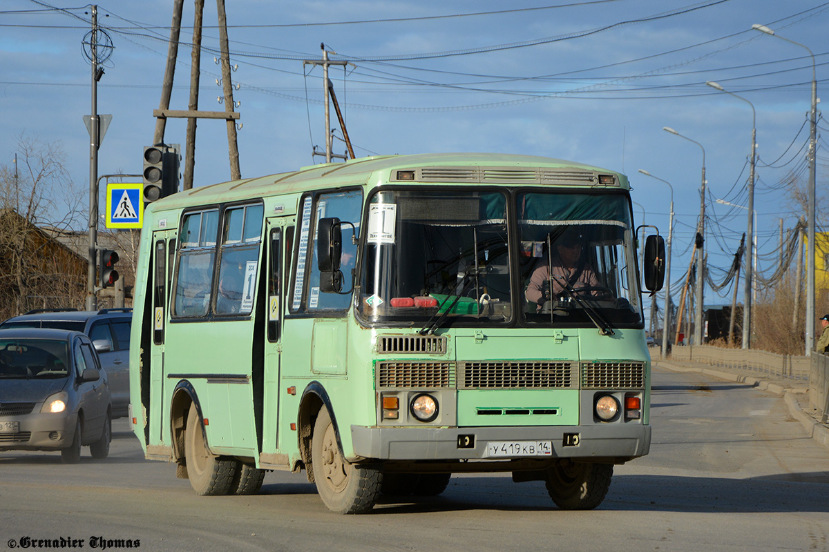 Саха (Якутия), ПАЗ-32054 № У 419 КВ 14 Саха (Якутия), ПАЗ-32054 № У 419 КВ 14