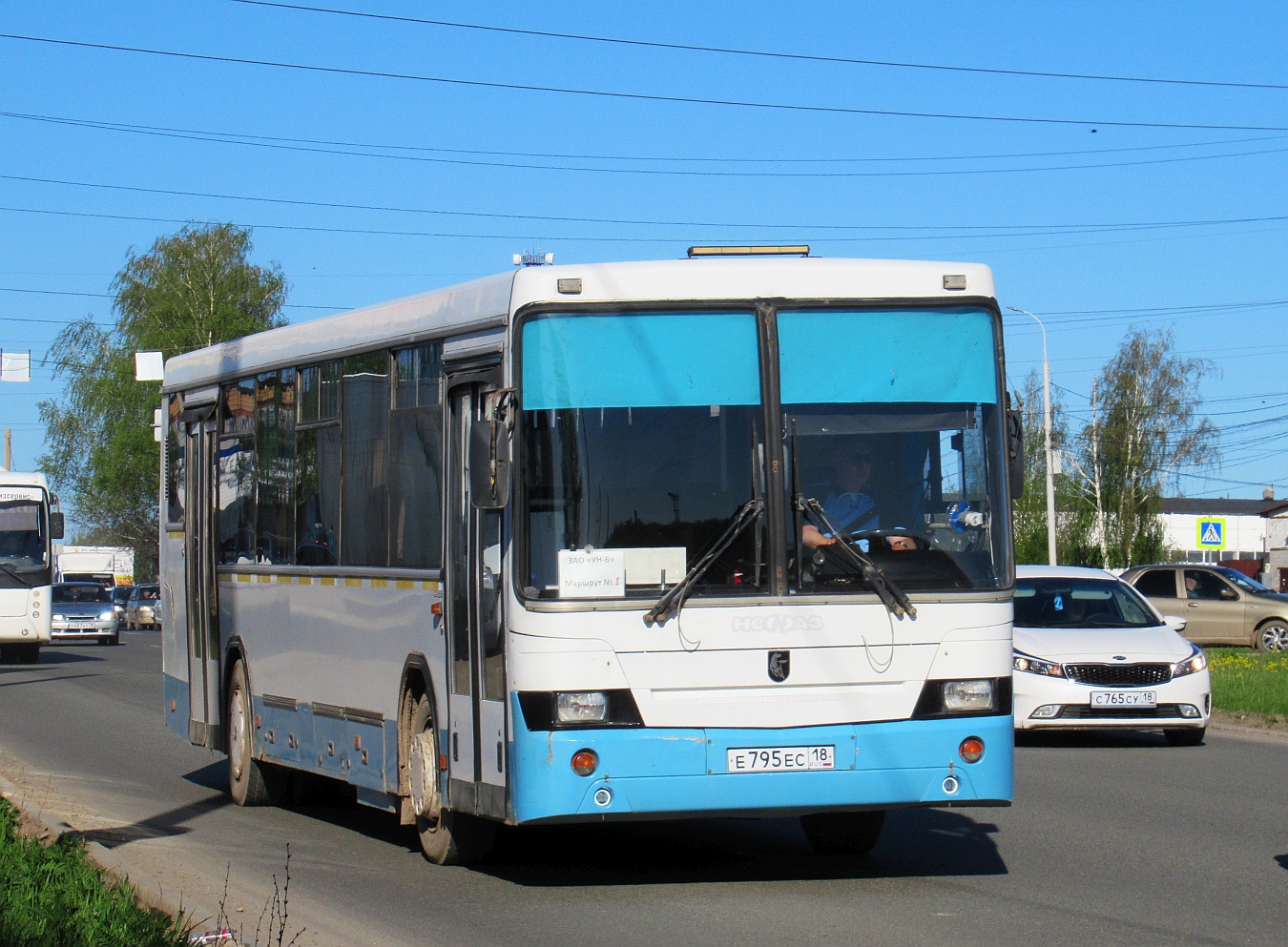 Удмуртия, НефАЗ-5299-10-16 № Е 795 ЕС 18 Удмуртия, НефАЗ-5299-10-16 № Е 795 ЕС 18