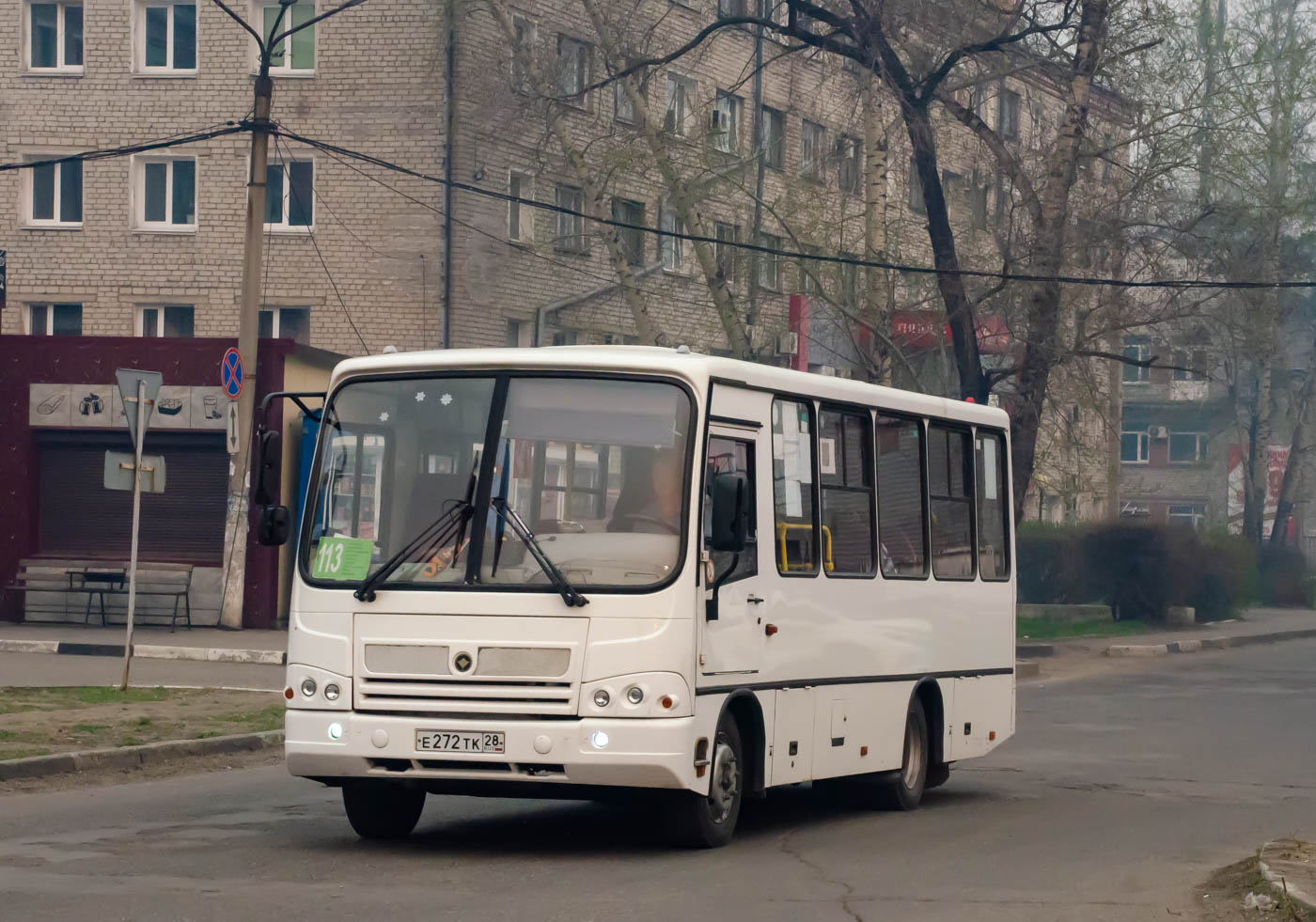 Amurskaya region, PAZ-320402-05 # Е 272 ТК 28