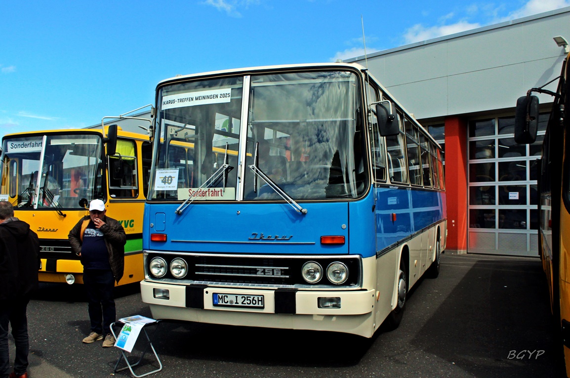 Мекленбург-Передняя Померания, Ikarus 256.50 № MC-I 256H; Тюрингия — 8. Ikarus-Bus-Treffen in Deutschland — Meiningen 17.05.2025