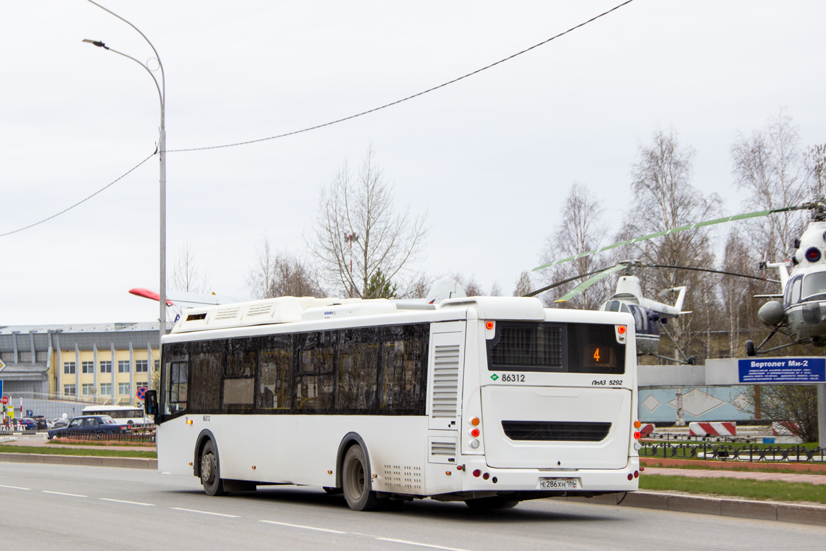 Ханты-Мансийский АО, ЛиАЗ-5292.67 (CNG) № 86312