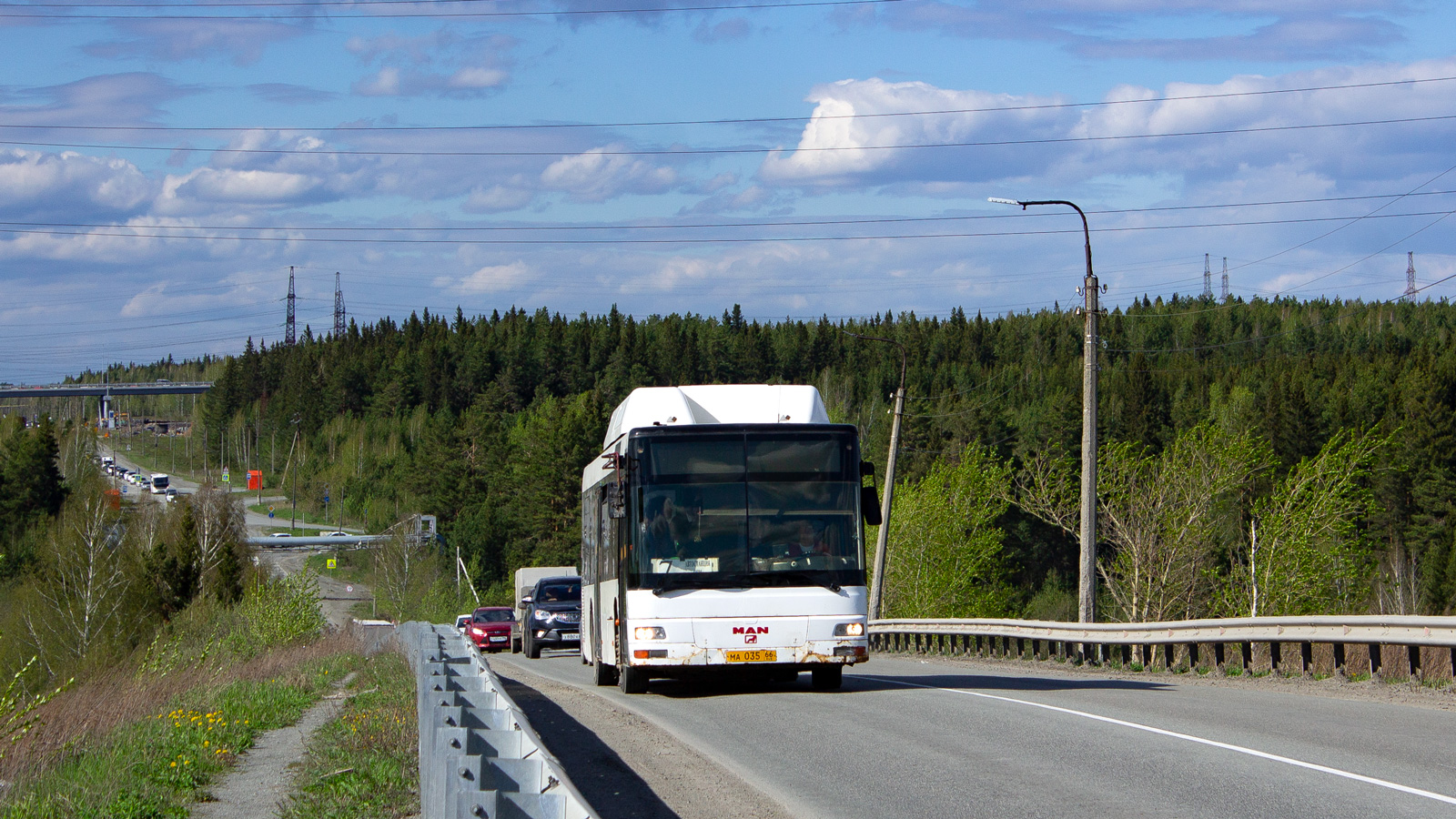 Свердловская область, MAN A21 NL313 CNG № МА 035 66