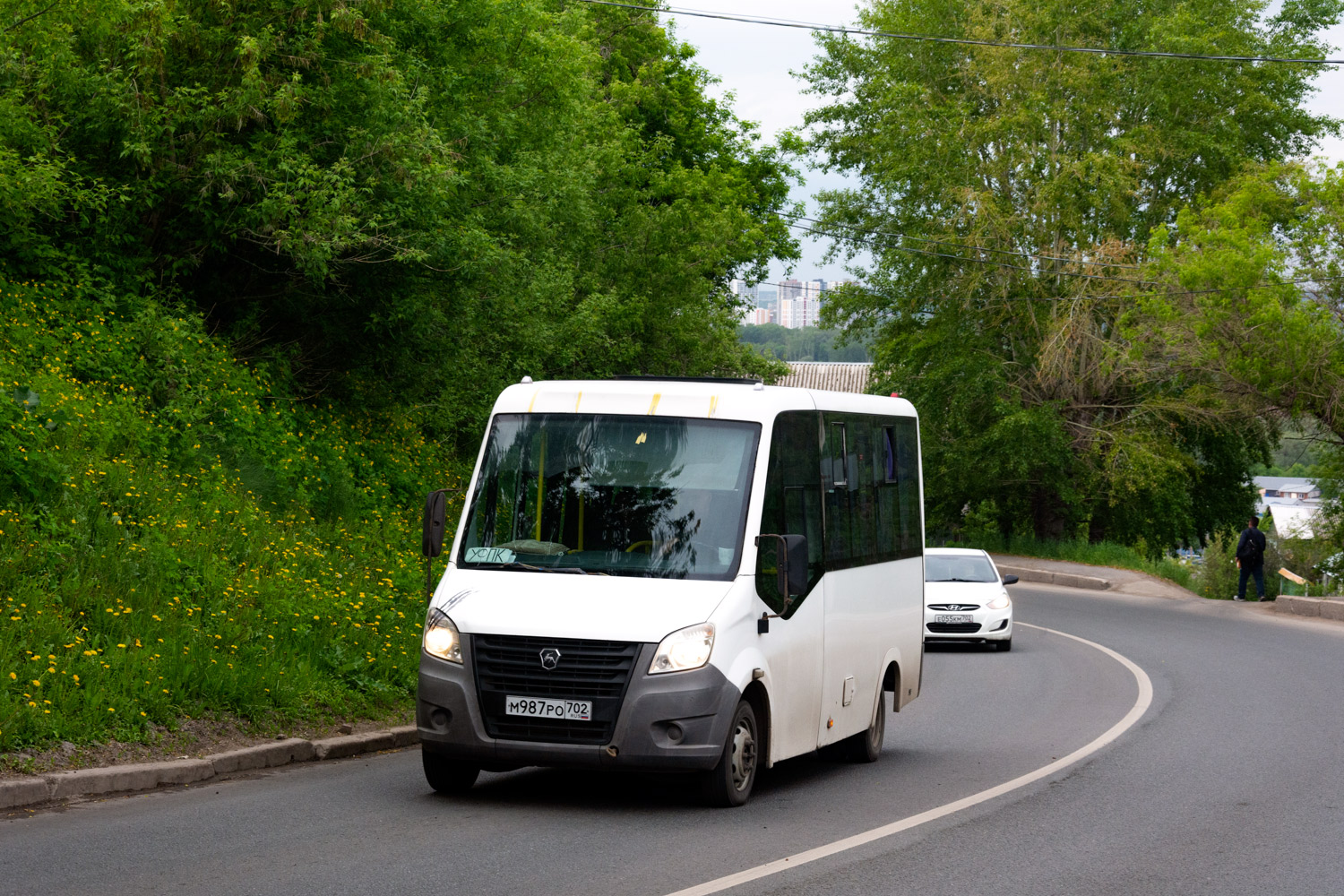 Башкортостан, ГАЗ-A64R42 Next № М 987 РО 702