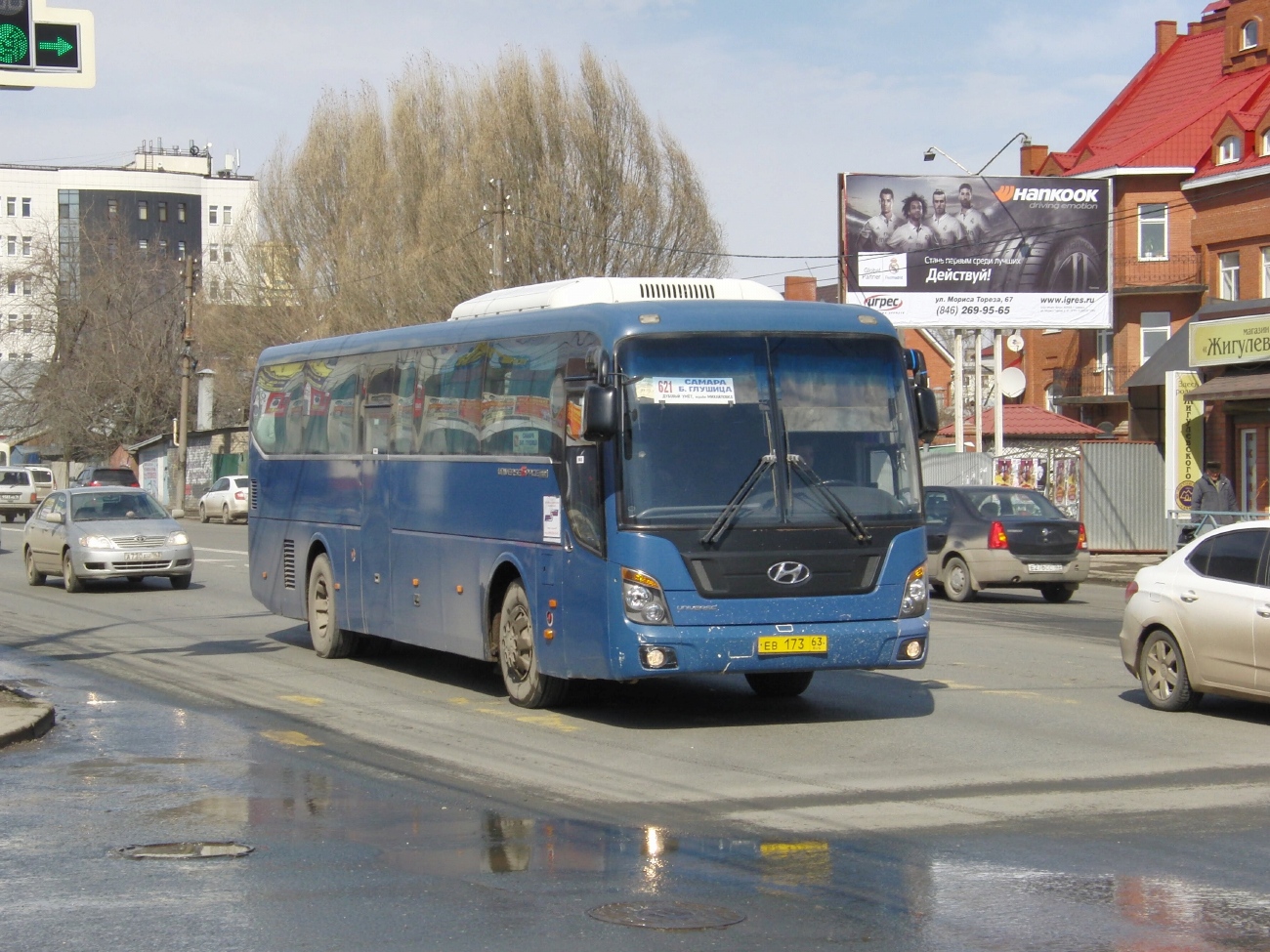 Самарская область, Hyundai Universe Space Luxury № ЕВ 173 63