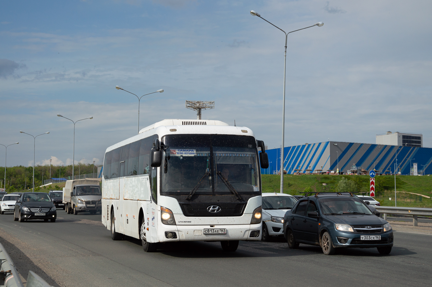Самарская область, Hyundai Universe Space Luxury № С 813 АЕ 163