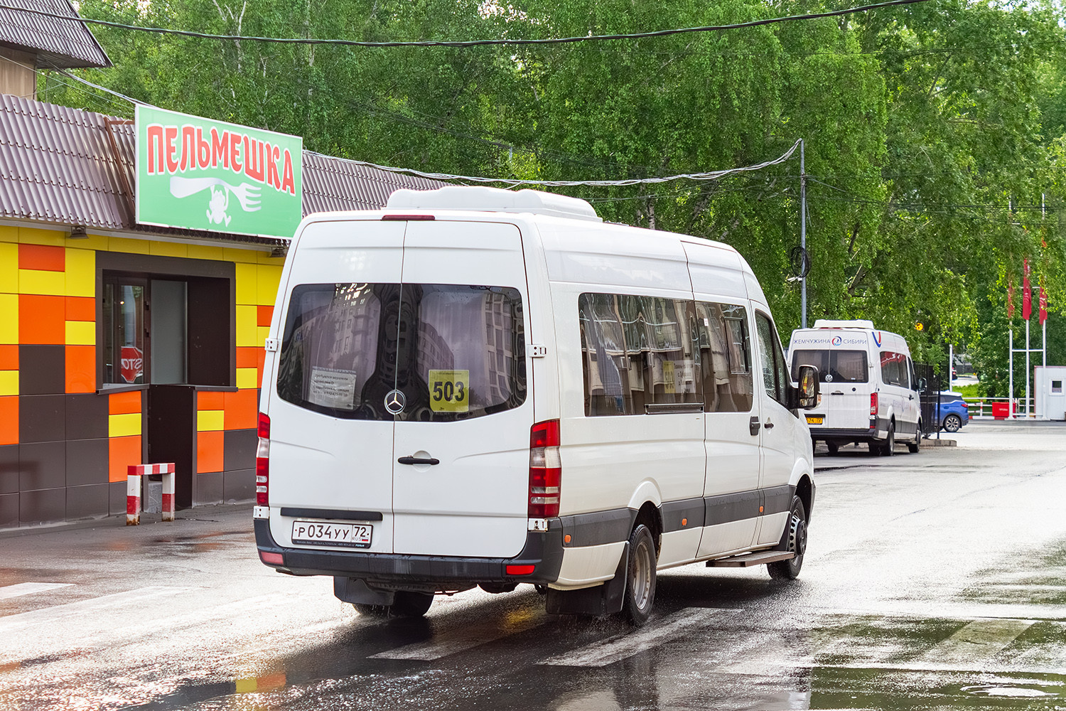 Тюменская область, Луидор-223602 (MB Sprinter) № Р 034 УУ 72; Тюменская область, Луидор-223902 (Volkswagen Crafter) № АМ 574 72
