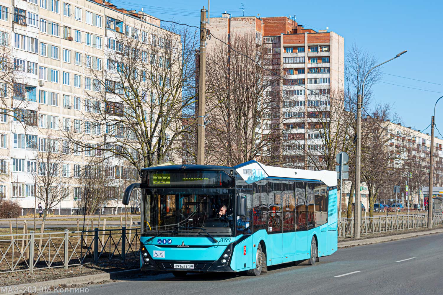 Санкт-Петербург, МАЗ-303.065 № 8199