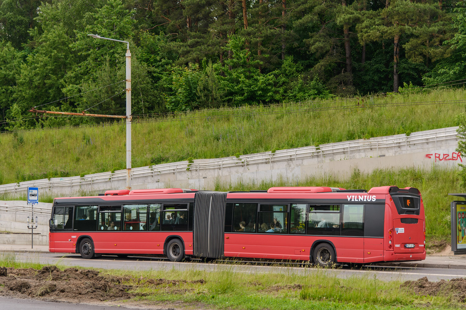 Литва, Scania Citywide LFA № V8007 Литва, Scania Citywide LFA № V8007