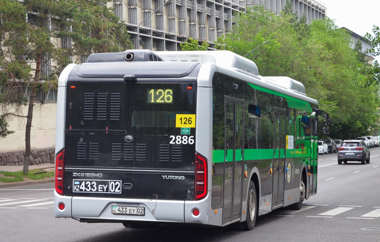 Алматы, Yutong ZK6126HG (QazTehna) № 2886