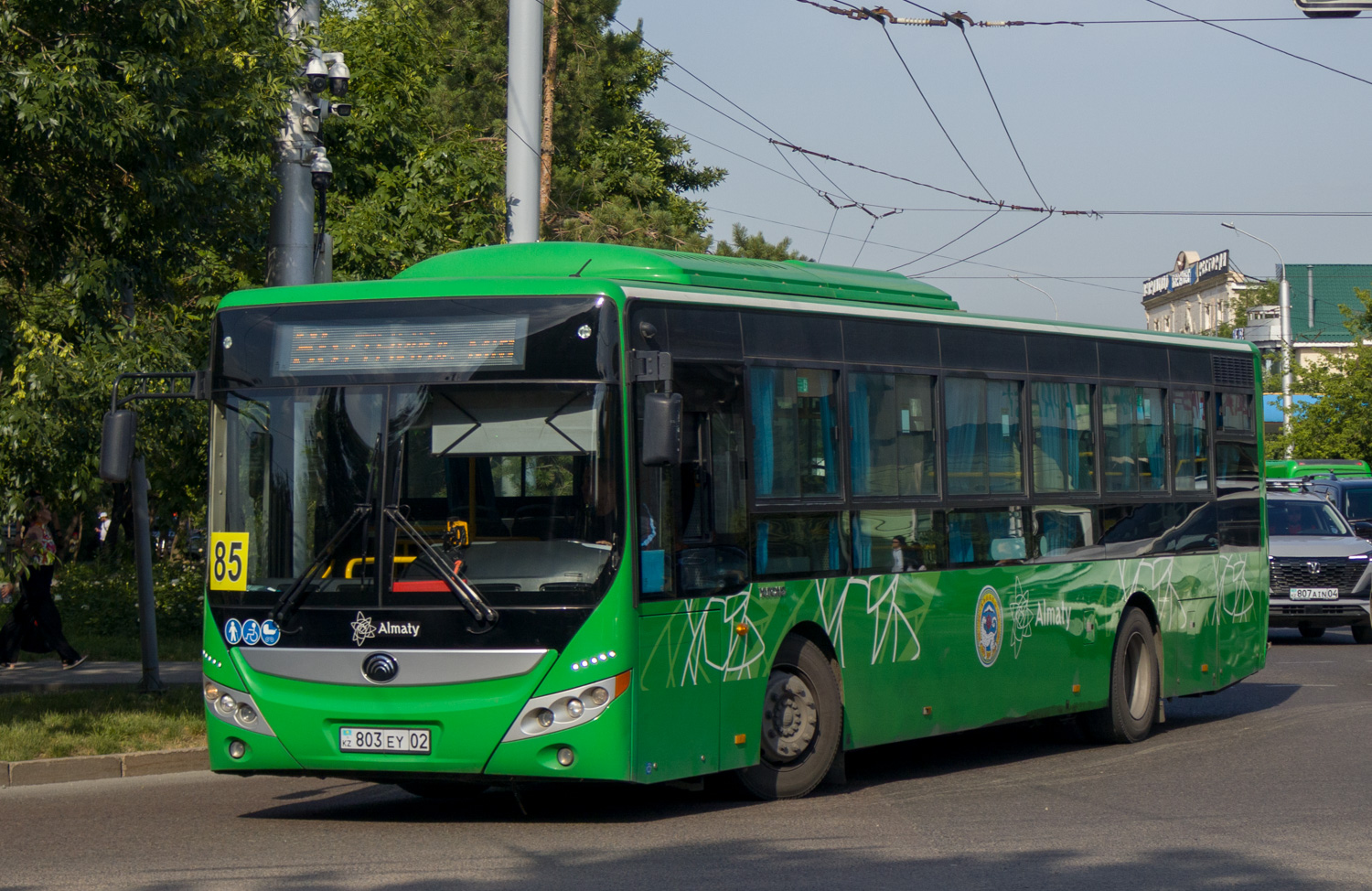 Алматы, Yutong ZK6118HGA (QazTehna) № 803 EY 02