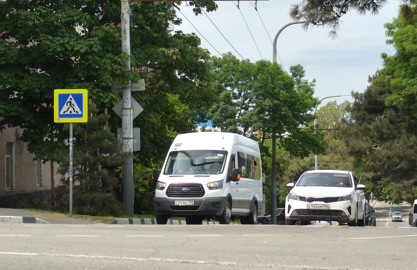 Краснодарский край, Ford Transit FBD [RUS] (Z6F.ESG.) № С 741 МС 193
