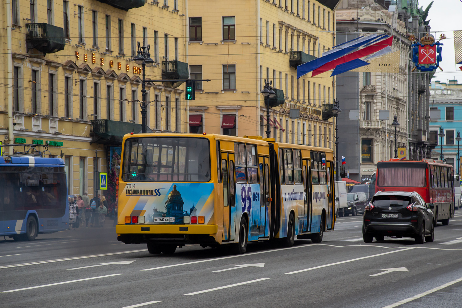 Санкт-Петербург, Ikarus 283.00 № 7014; Санкт-Петербург — VI Международный транспортный фестиваль "ТранспортФест-2025"