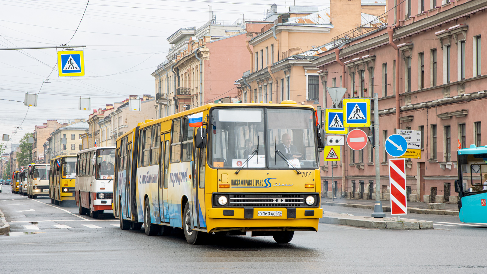 Санкт-Петербург, Ikarus 280.33O № 7016; Санкт-Петербург, Ikarus 255.70 № 1715; Санкт-Петербург, Ikarus 283.00 № 7014; Санкт-Петербург — VI Международный транспортный фестиваль "ТранспортФест-2025"