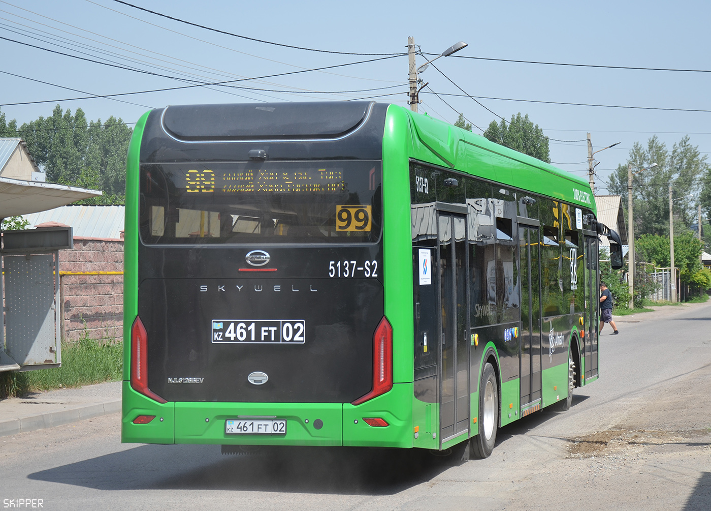 Алматы, Skywell NJL6128BEV (СемАЗ) № 5137-S2
