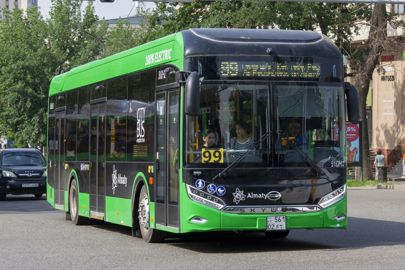 Алматы, Skywell NJL6128BEV (СемАЗ) № 5163-S2