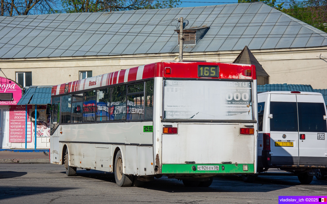 Пензенская область, Mercedes-Benz O405 № С 926 ЕХ 58; Пензенская область, FIAT Ducato 244 [RUS] № АУ 878 58