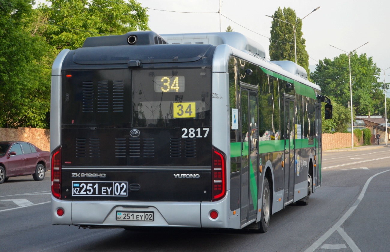 Алматы, Yutong ZK6126HG (QazTehna) № 2817