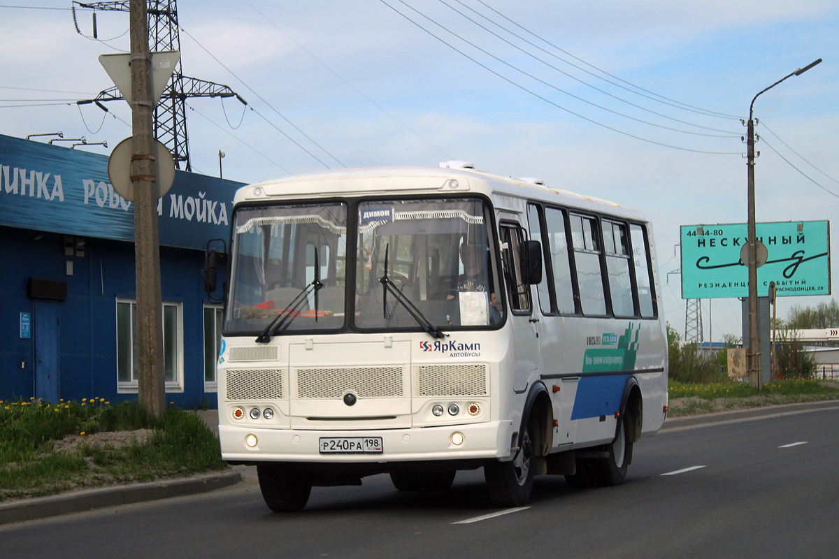 Вологодская область, ПАЗ-32053 № Р 240 РА 198