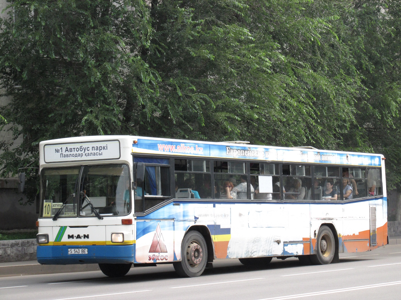 Павлодарская область, MAN A60 SL232 № S 543 BE