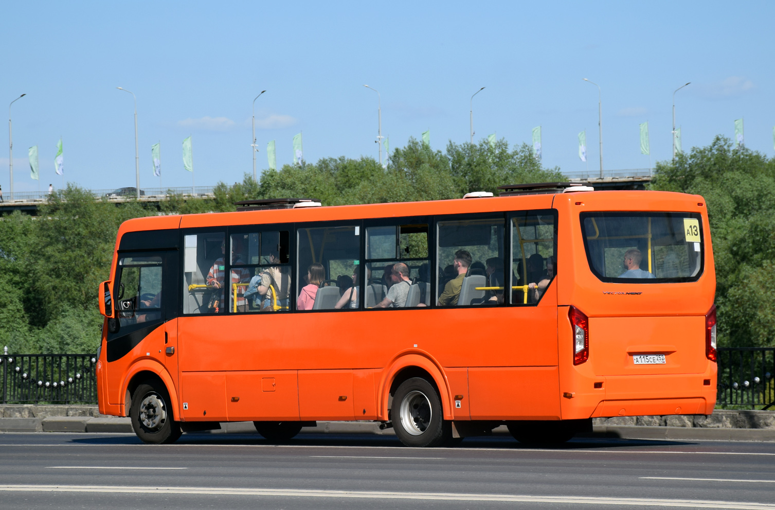 Нижегородская область, ПАЗ-320415-04 "Vector Next" № А 115 СЕ 252