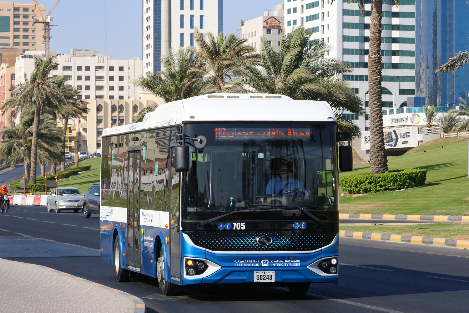 ОАЭ, King Long XMQ6900DGWBEV № 705