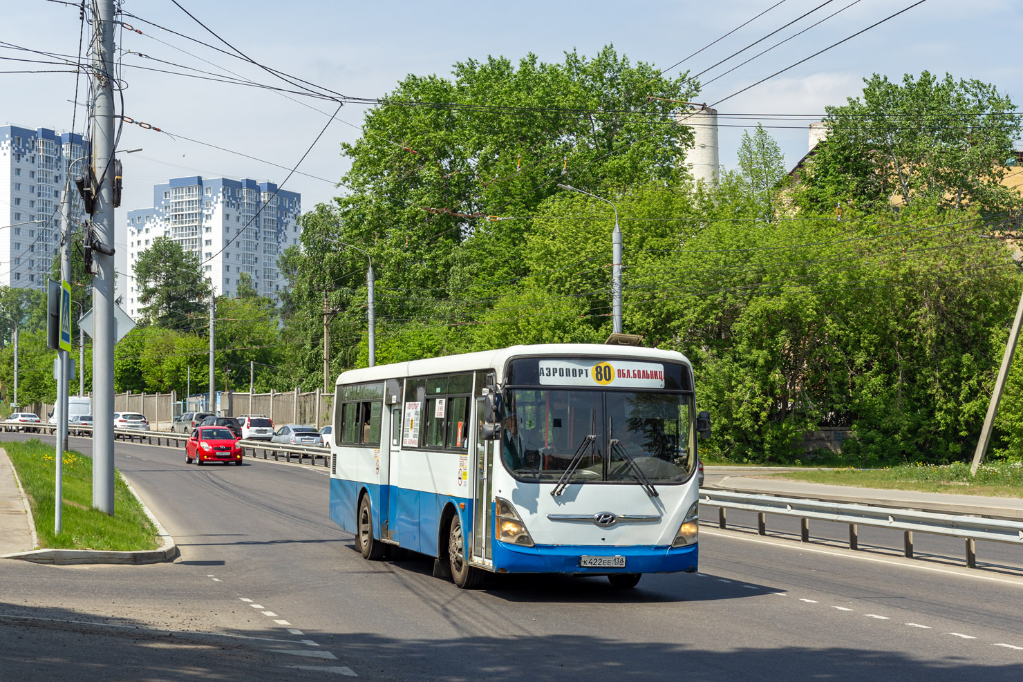 Иркутская область, Hyundai New Super AeroCity 1F/L № К 422 ЕЕ 138