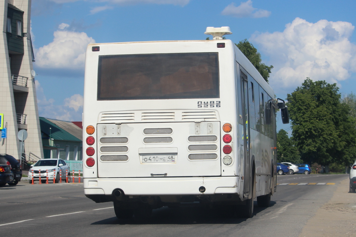 Липецкая область, ЛиАЗ-5256.65 № О 410 МЕ 48