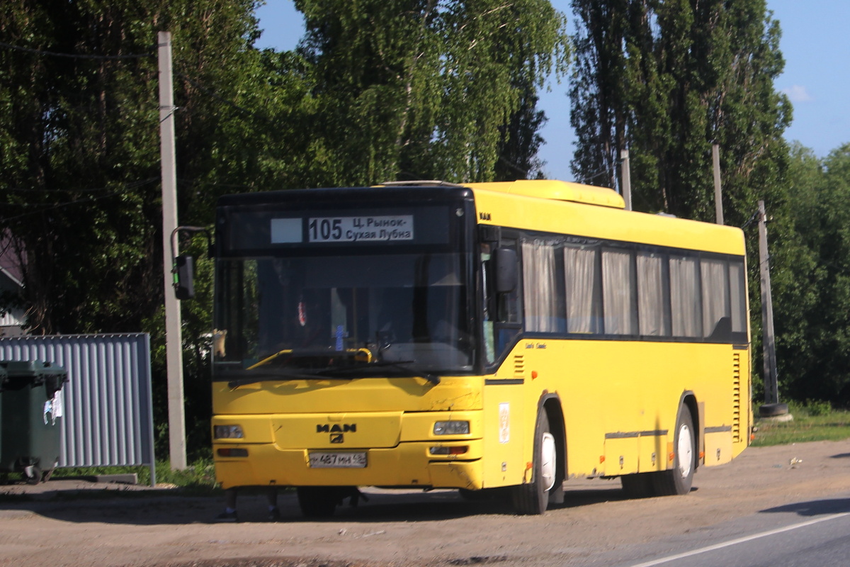 Липецкая область, MAN A74 Lion's Classic SL283 № М 487 МН 48
