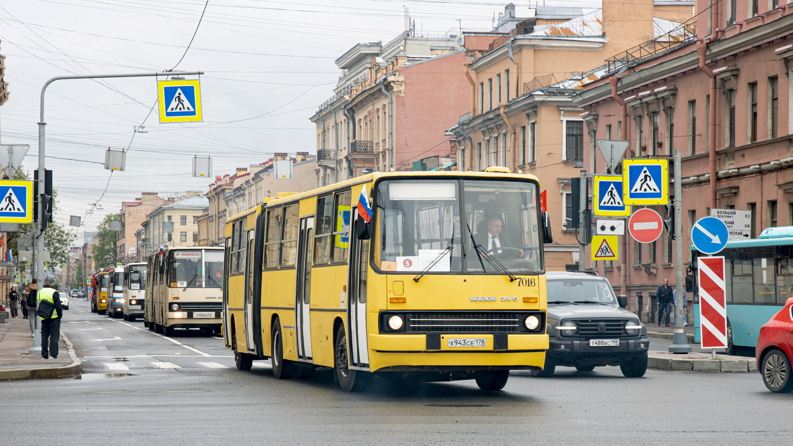 Санкт-Петербург, Ikarus 280.33O № 7016; Санкт-Петербург — VI Международный транспортный фестиваль "ТранспортФест-2025"