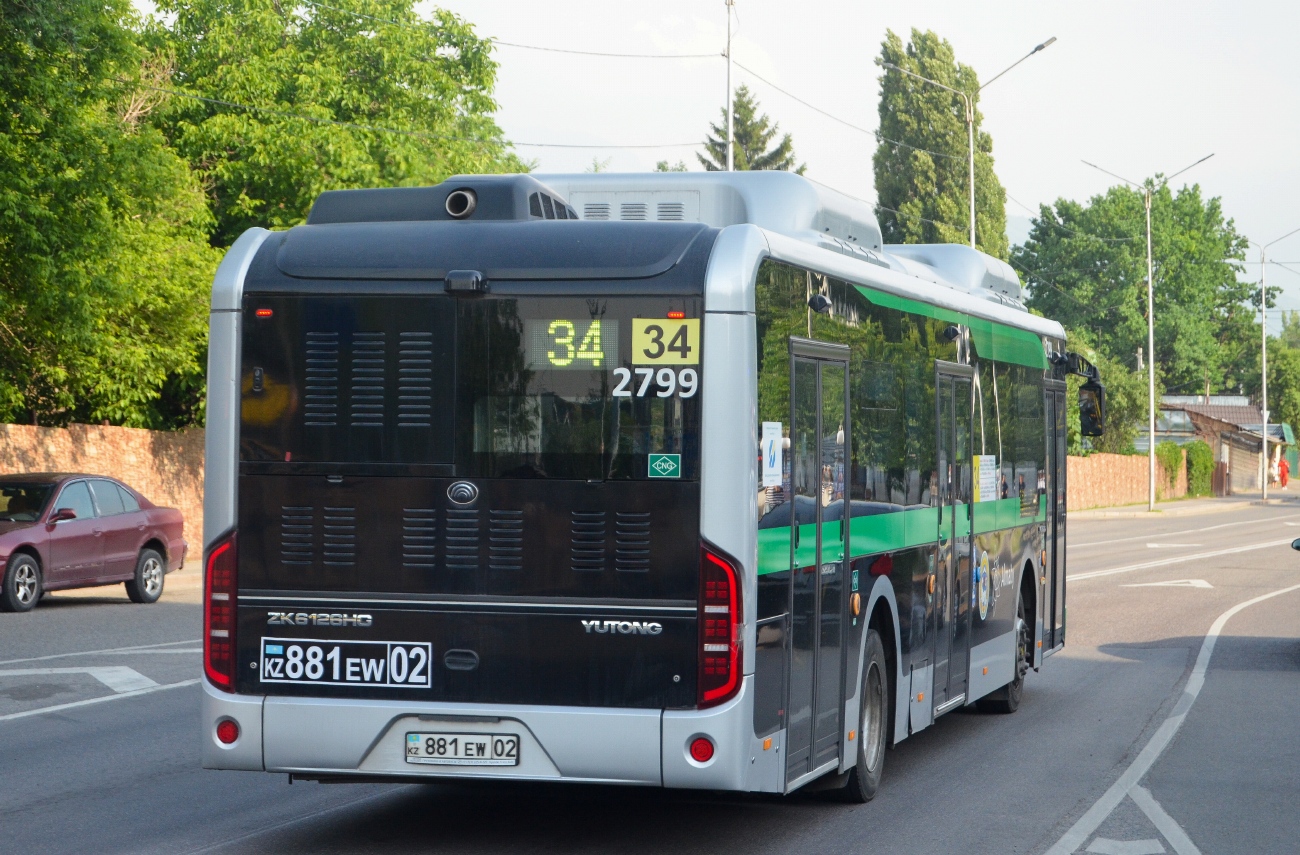 Алматы, Yutong ZK6126HG (QazTehna) № 2799