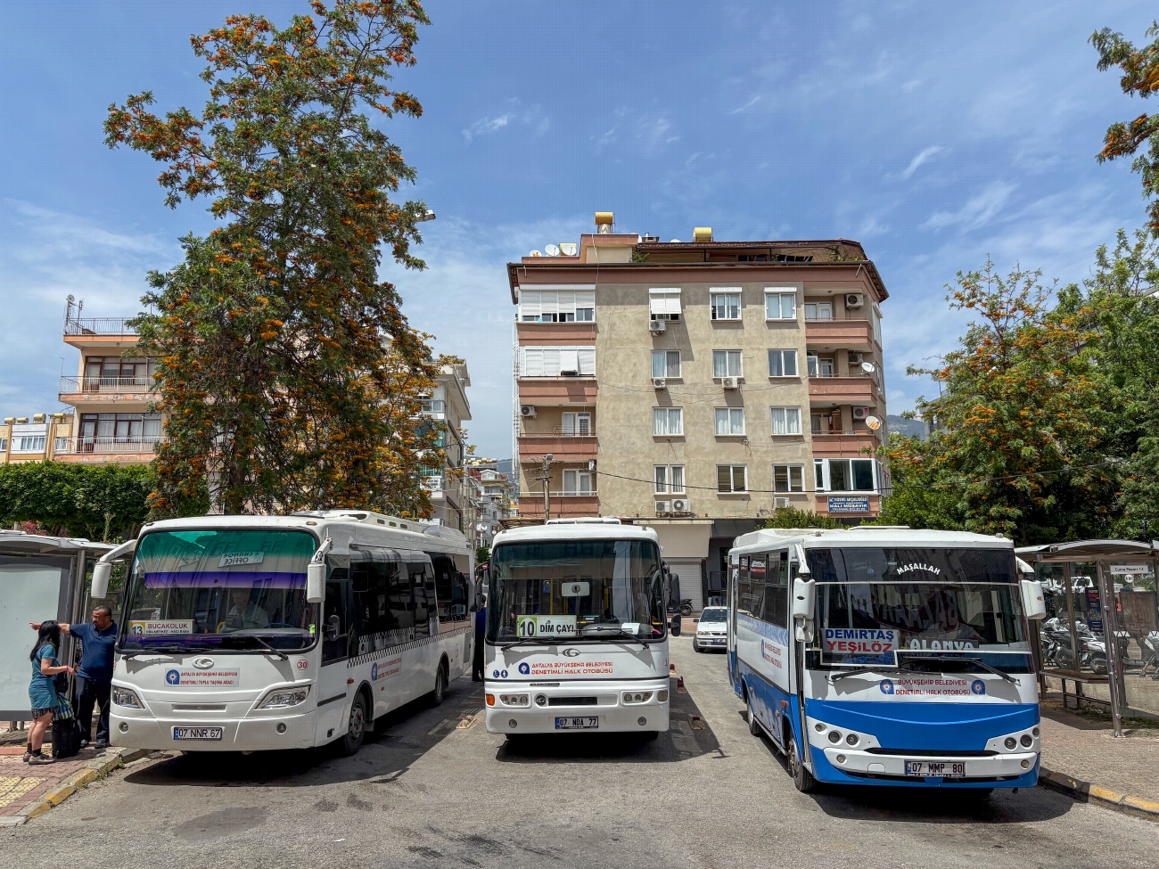 Турция, Güleryüz Cobra GM180LE № 30; Турция, Güleryüz Cobra GD160 № 1; Турция, Anadolu Isuzu Urban 50 № 07 MMP 80 Турция, Güleryüz Cobra GM180LE № 30; Турция, Güleryüz Cobra GD160 № 1; Турция, Anadolu Isuzu Urban 50 № 07 MMP 80