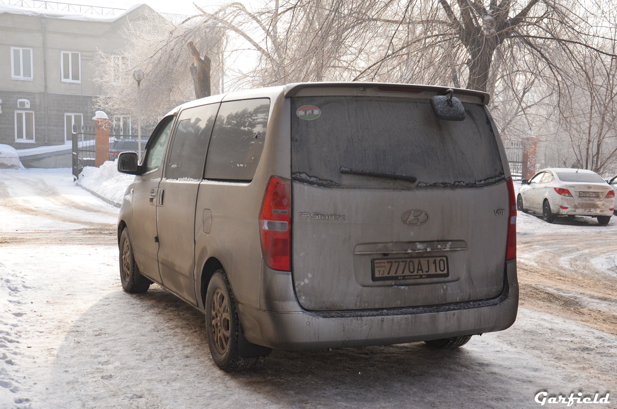 Таджикистан, Hyundai Grand Starex № 7770 AJ 10