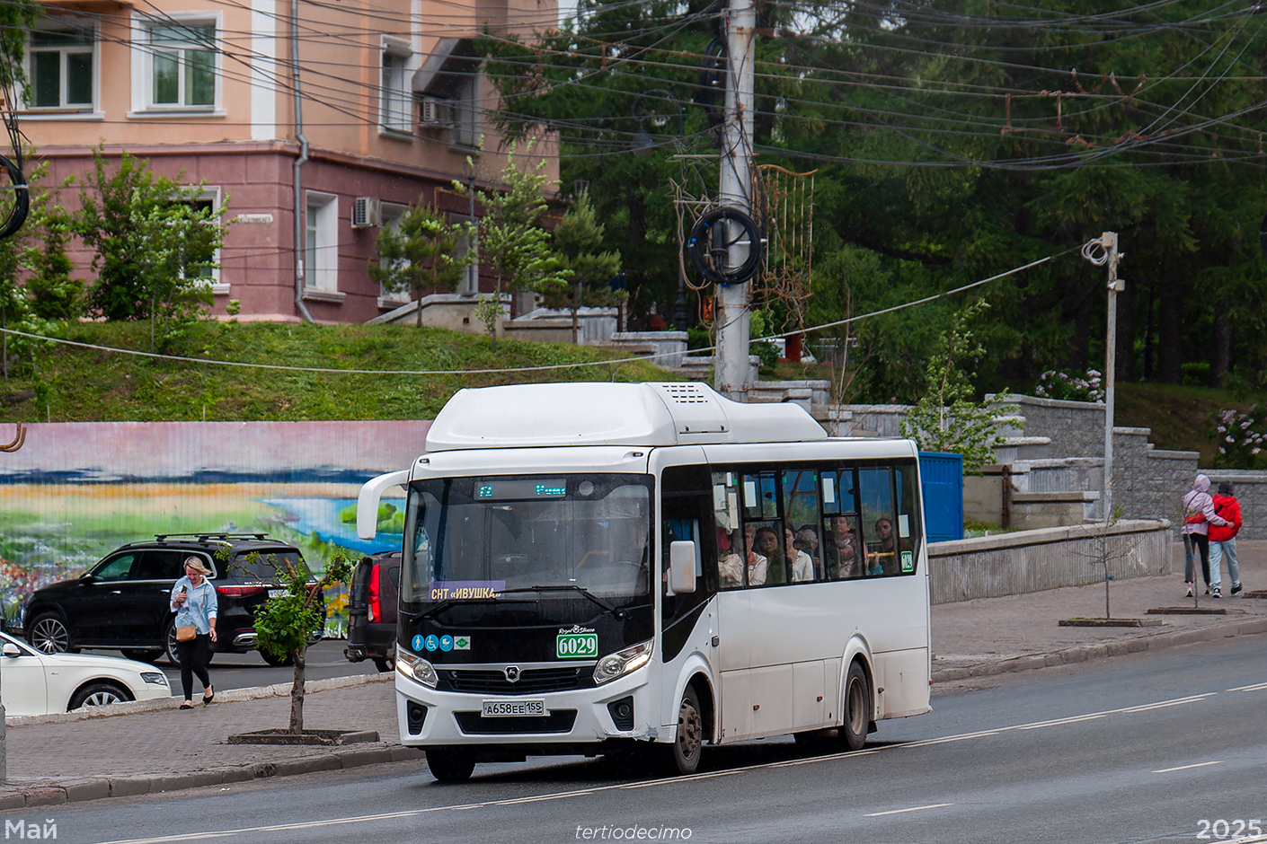 Omsk region, PAZ-320415-14 "Vector Next" # 6029