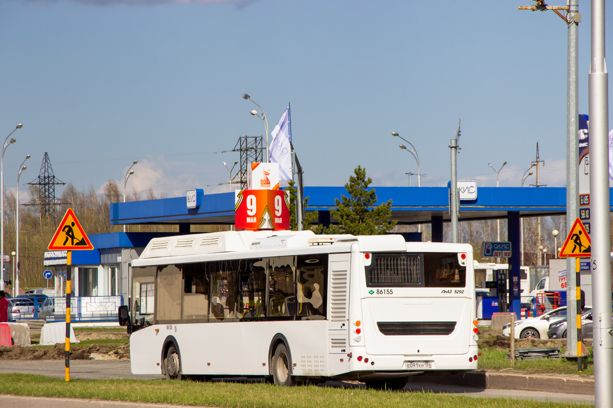 Ханты-Мансийский АО, ЛиАЗ-5292.67 (CNG) № 86155