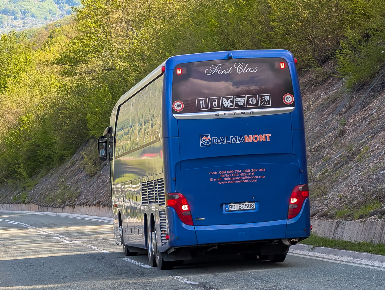 Черногория, Setra S416HDH № BD BC508