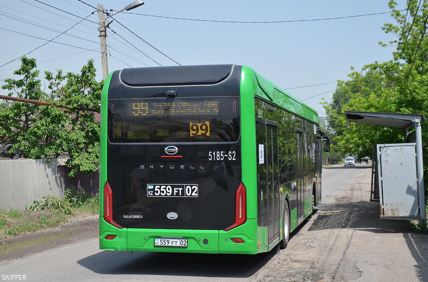 Алматы, Skywell NJL6128BEV (СемАЗ) № 5185-S2