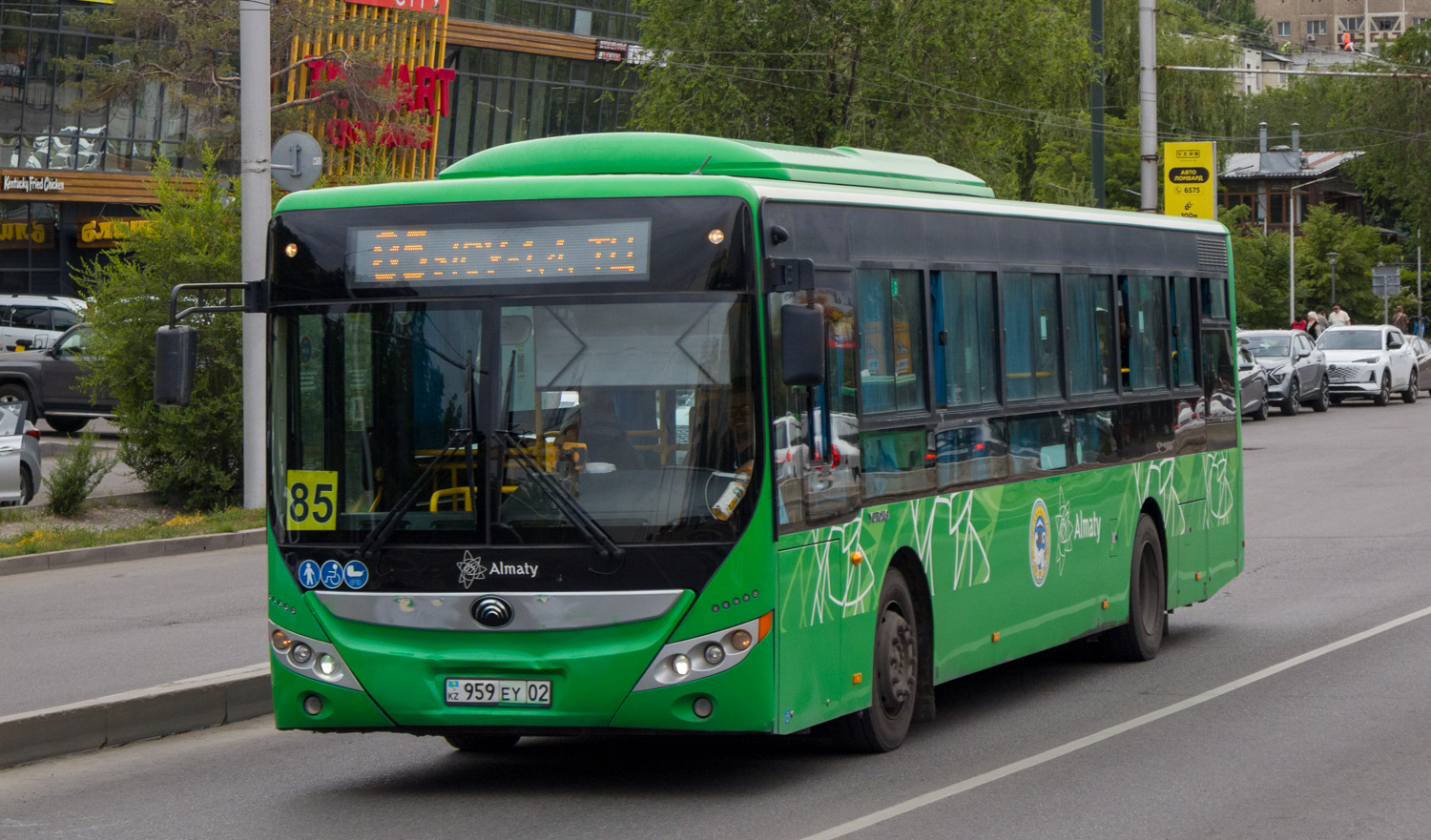 Алматы, Yutong ZK6118HGA (QazTehna) № 959 EY 02