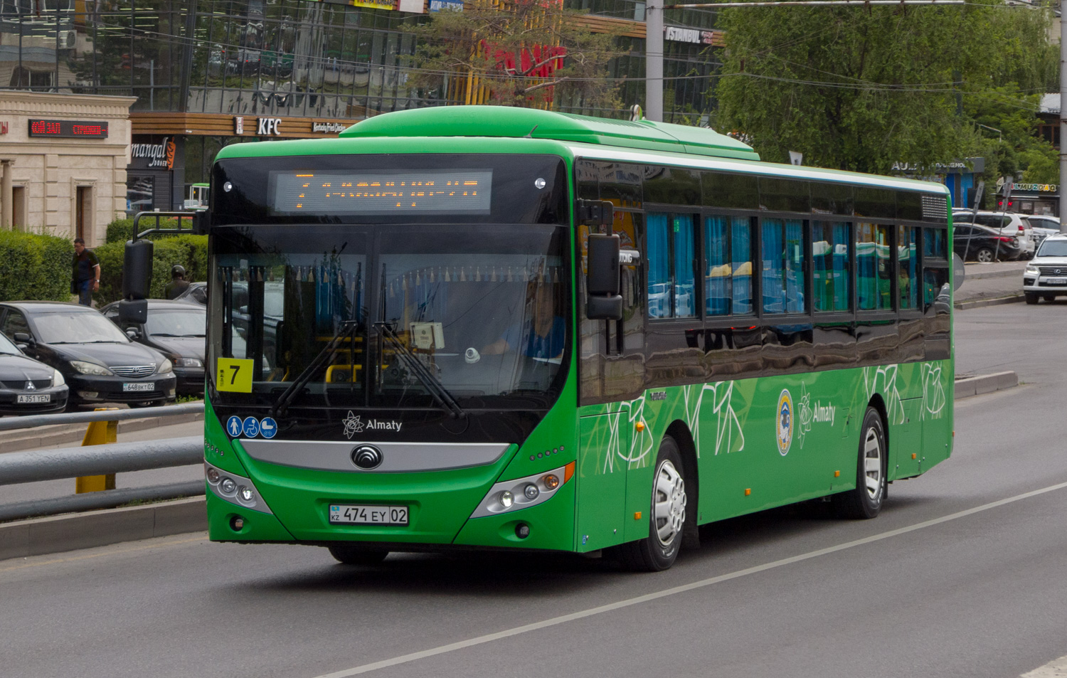 Алматы, Yutong ZK6118HGA (QazTehna) № 474 EY 02