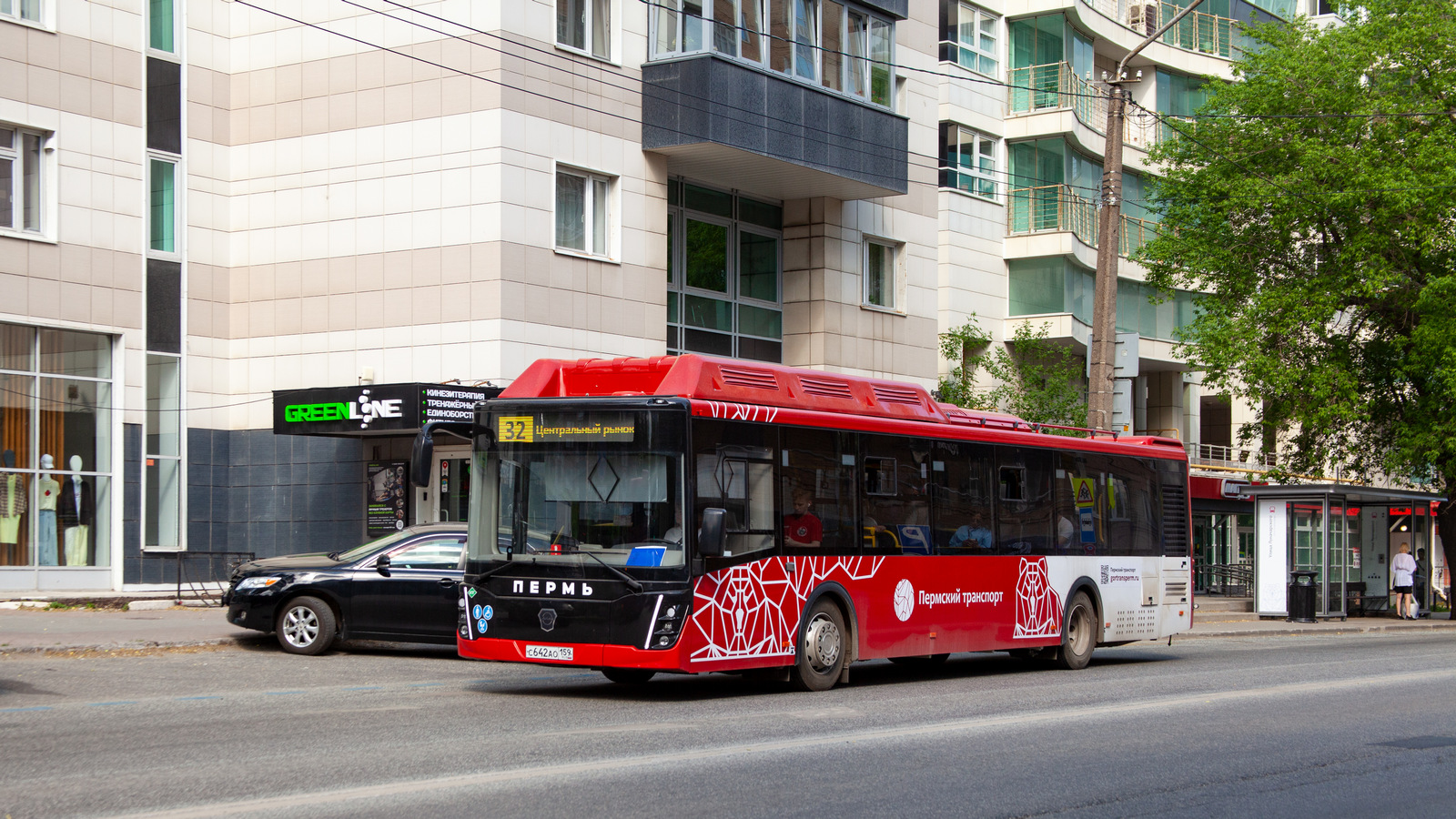 Kraj Permski, LiAZ-5292.67 (CNG) Nr С 642 АО 159
