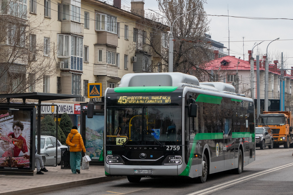 Almaty, Yutong ZK6126HG (QazTehna) sz.: 2759
