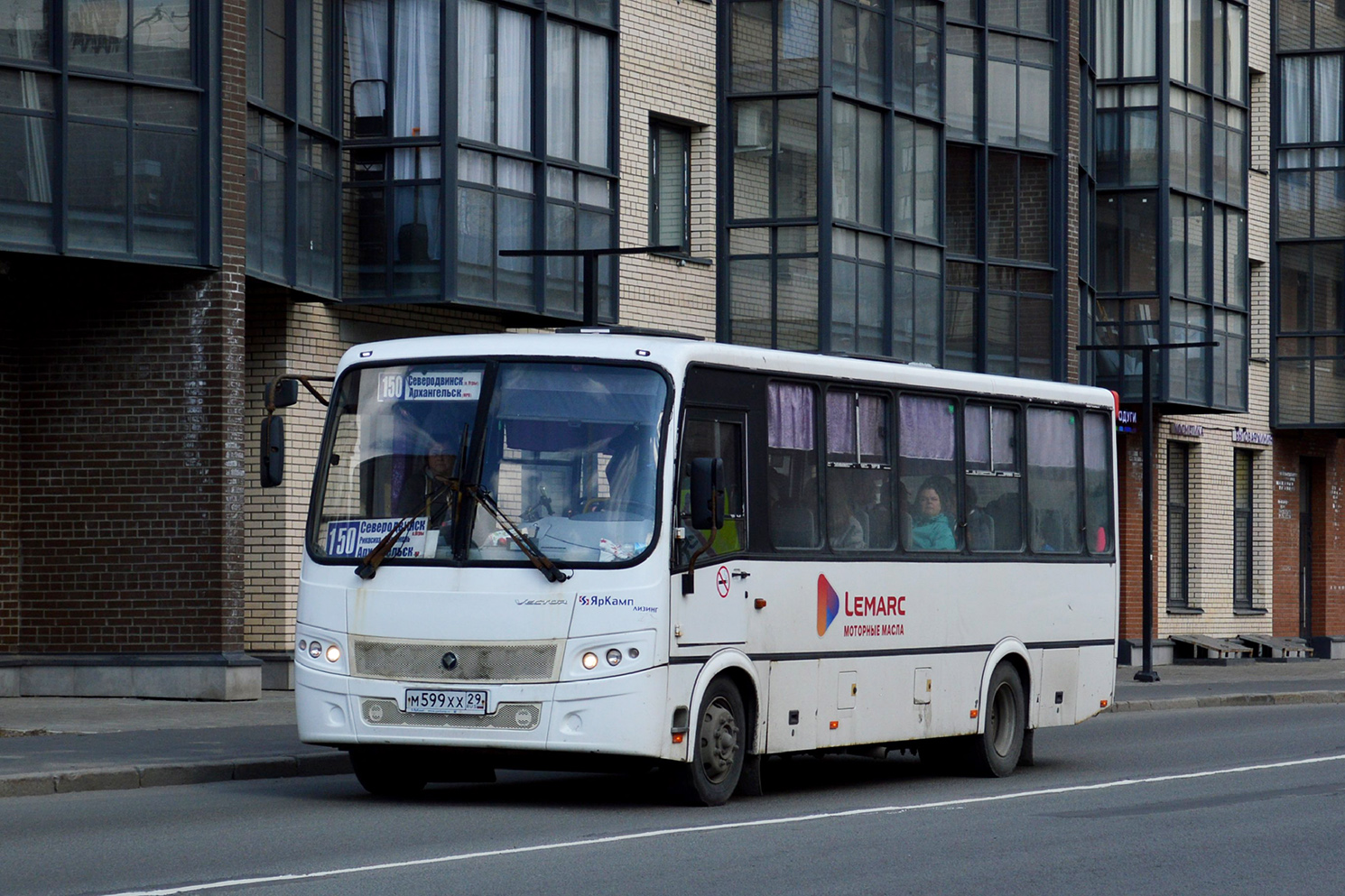 Arhangelská oblast, PAZ-320412-05 "Vector" č. М 599 ХХ 29