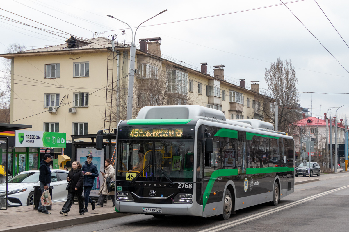 Алматы, Yutong ZK6126HG (QazTehna) № 2768