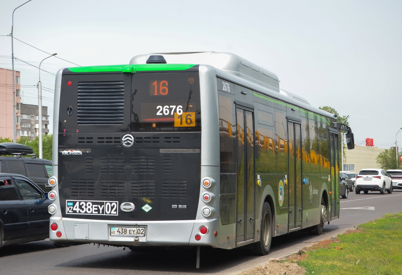 Алматы, Golden Dragon XML6125CN (Hyundai Trans Auto) № 2676