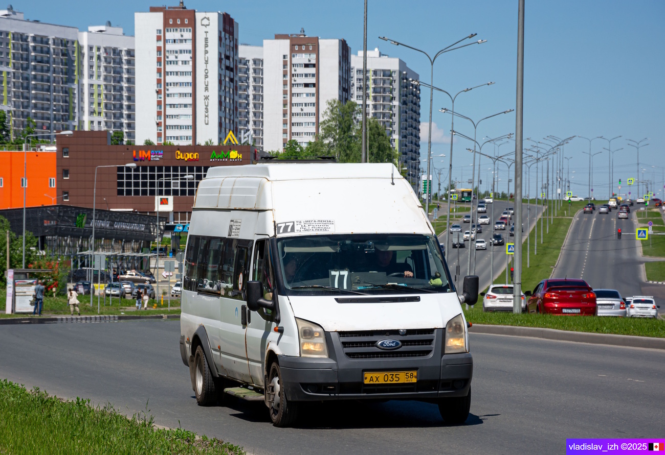 Пензенская область, Нижегородец-222708  (Ford Transit) № АХ 035 58